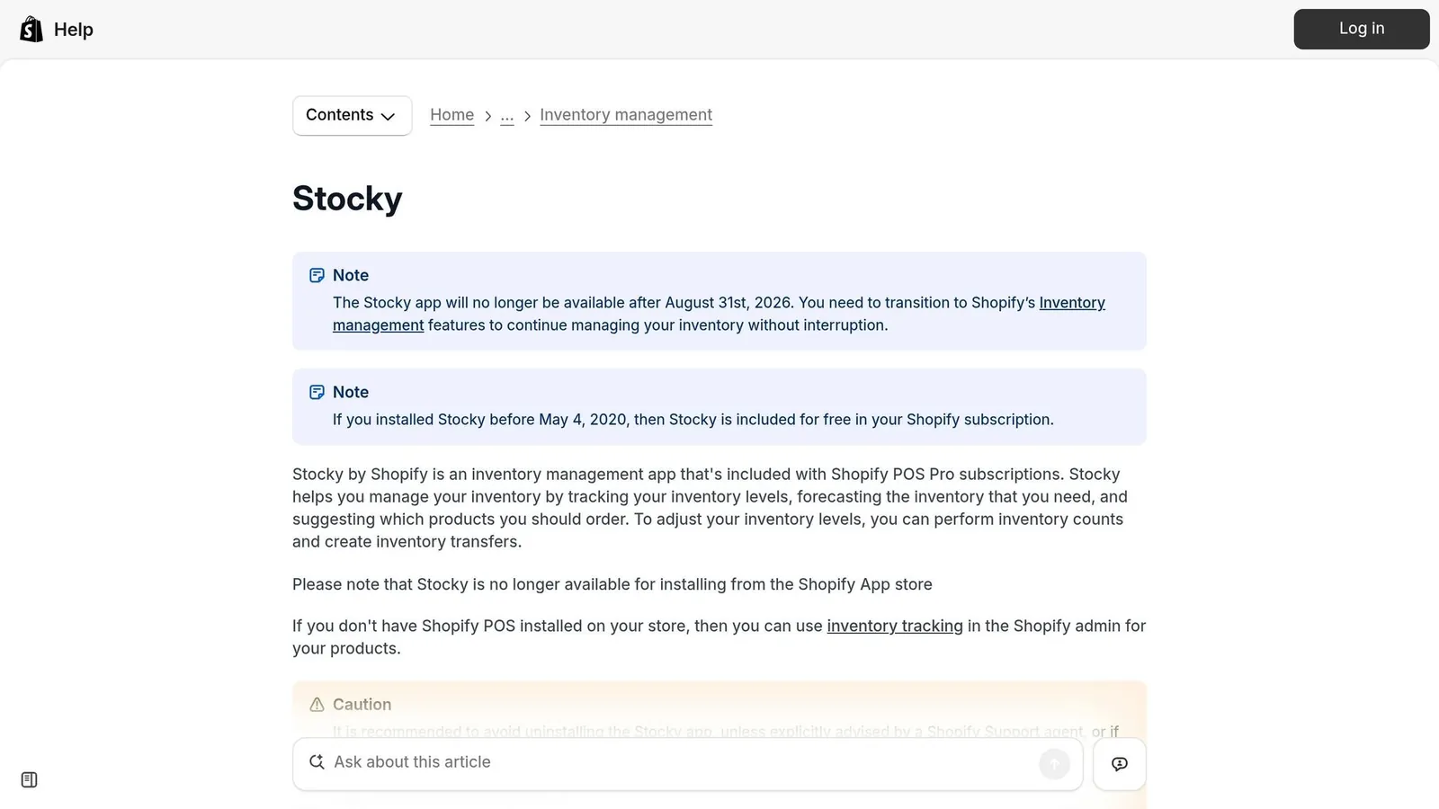 Stocky